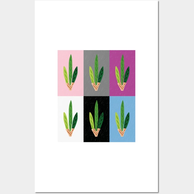 Lulav - Cool Clean Pop Art Grid Wall Art by TillaCrowne